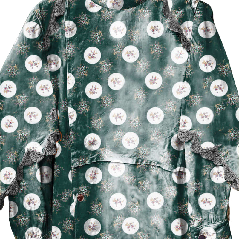 Handmade White Embroidered Patchwork Cotton Blouse, available at: https://www.daltik.com/