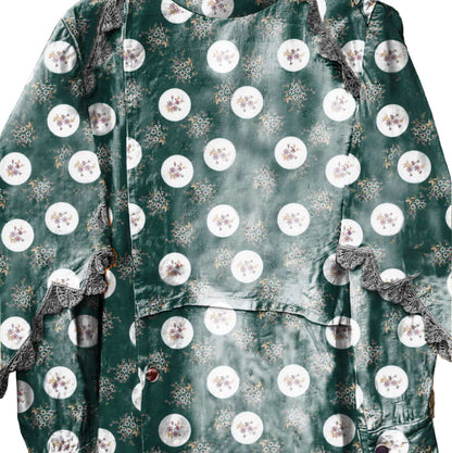 Handmade White Embroidered Patchwork Cotton Blouse, available at: https://www.daltik.com/