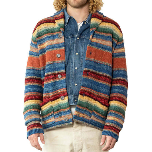 Men-s-Vintage-Rainbow-Colorblock-Jacquard-Lapel-Cardigan-1-https://daltik.com/